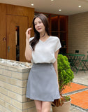 Hairline Chiffon Layered Blouse