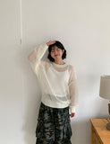 Migin Summer See-through Net Knit