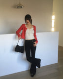 Clun Stripe Span Bootcut Denim Pants