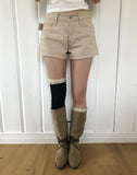 Danto Eyelet Studded Shorts