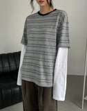 Kinder Multi-Striped Layered Long Sleeve