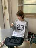 Delanto Patch Raglan Over Long Sleeve Tee