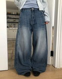 [MADE] Nealon Cut Rivet Wide Denim Pants
