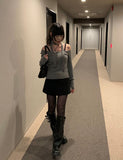 [Muffler Set] Niven Muffler One Off Slim Knit Set