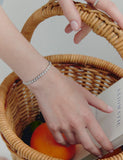 [Premium Plating] Essence AB(W) Love Point Tennis Bracelet