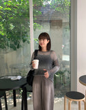 Chmero Gradation See-Through Crop Knit