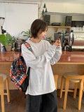 [unisex] Kiori Sun Printing Over Long Sleeve Tee