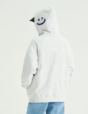 Side Hood Drawing Smile Hoodie