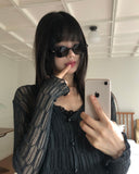 Brel Tinted Round Sunglasses