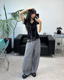 Lupen Pintuck Balloon Slacks