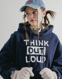 Rough painting hoodie