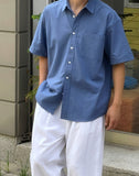 Ness Linen Like Short Sleeve Shirt