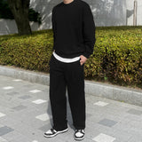 Worm Heat Pintuck Wide Sweatpants