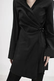 Wrapping Three Pin Tuck One Piece