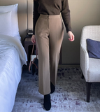 Easy Fit Brushed Banding Bootcut Pants