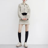 Sie Cotton Crop Jacket