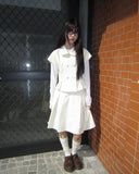 Jea Bean Button Jacket Midi Skirt Set