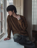 Bring Deki Rib V-neck Knit