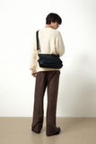 CRACK LEATHER CROSS BAG