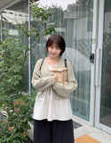 Cocona cable ribbon cardigan