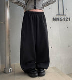Meat Side Cut String Training Winter Brushed Pants