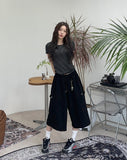 Hyde Button Bermuda Pants