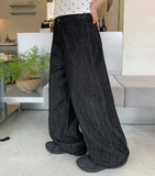 Puiki banding wide denim pants