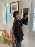 [unisex] Codendi Two Way String Color Matching High Neck Over Night Jacket