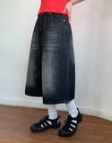[unisex] Dehas Washing Denim Bermuda Pants