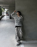 Salvage Balloon Damage Denim Pants