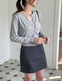 Teens Stitch A-Line Mini Skirt
