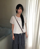 Cocomi Balloon Short Sleeve Blouse