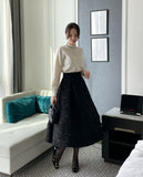 Remion Bling Cubic Frill Half-Polar Knit