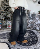 Rec Damage Balloon Denim Pants