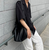 Komori open short sleeve shirt