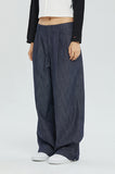 DENIM PINTUCK SLACKS