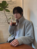 Merry Alpaca High Neck Cardigan
