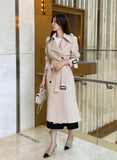 Azel Double Long Trench Coat