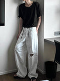 Vintage Damaged White Pants