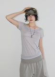 LUCA BOAT-NECK TEE