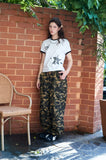 Heart Clef CROP Ringer Short Sleeve Tee