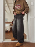 Lighton Brush Balloon Denim Pants