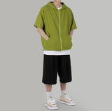 Taber hooded zip up