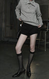 Suede Low Shorts