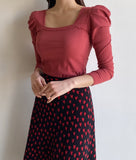 Liabel Square Neck Puff T-shirt