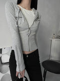 Square pocket zip-up