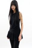 Mers flare sleeveless top
