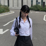 Vata Shirring Cropped Collar Shirt