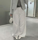 Loose Wide Clean Washing Four-Season Denim Cotton Pants