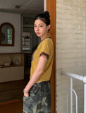 39 Sporty Pinstripe Ringer Short Sleeve